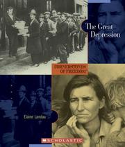 Cover of: The Great Depression (Cornerstones of Freedom. Second Series)