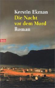 Cover of: Die Nacht vor dem Mord.