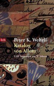 Cover of: Katalog von Allem. 1111 Nummern aus 31 Jahren.