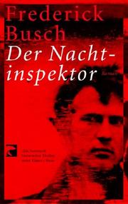 Cover of: Der Nachtinspektor.
