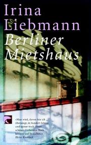 Cover of: Berliner Mietshaus. by Irina Liebmann