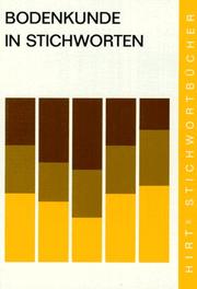 Cover of: Hirts Stichwortbücher, Bodenkunde in Stichworten