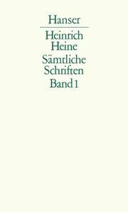 Sämtliche Schriften by Heinrich Heine