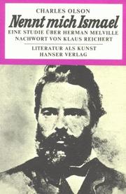 Cover of: Nennt mich Ismael. Eine Studie über Herman Melville.