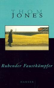 Cover of: Ruhender Faustkämpfer. Stories.