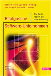 Cover of: Erfolgreiche Software- Unternehmen. Die Spielregeln der New Economy.