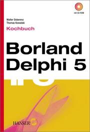 Cover of: Borland Delphi 5. Kochbuch.