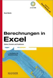 Cover of: Berechnungen in Excel