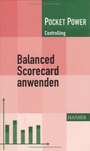 Cover of: Balanced Scorecard anwenden.