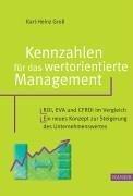 Kennzahlen für das wertorientierte Management by Karl-Heinz Groll
