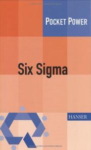 Cover of: Six Sigma.