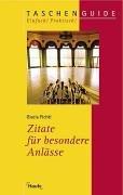 Cover of: Zitate für besondere Anlässe.