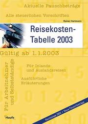 Cover of: Reisekosten- Tabelle 2003.