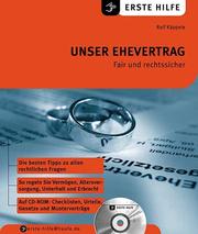 Cover of: Unser Ehevertrag, m. CD-ROM.