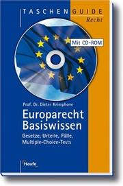 Cover of: Europarecht. Gesetze, Urteile, Fälle, Multiple-Choice-Tests