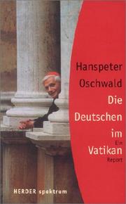Cover of: Die Deutschen im Vatikan. Ein Report.