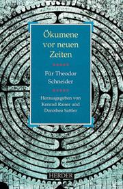 Cover of: Ökumene vor neuen Zeiten