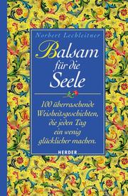 Cover of: Balsam für die Seele. Sonderausgabe.