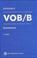 Cover of: VOB/ B Kommentar.