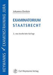 Cover of: Examinatorium Staatsrecht.