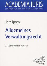 Cover of: Allgemeines Verwaltungsrecht.