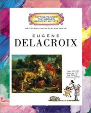 Cover of: Eugene Delacroix (Getting to Know the World's Greatest Artists) by Mike Venezia