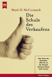 Cover of: Die Schule des Verkaufens.