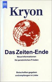 Cover of: Kryon 1. Das Zeiten- Ende. by Lee Carroll