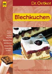 Cover of: Blechkuchen.