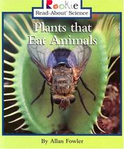 Cover of: Plants That Eat Animals by Allan Fowler