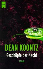 Cover of: Geschöpfe der Nacht by 