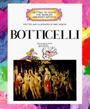 Cover of: Botticelli (Getting to Know the World's Greatest Artists) by Mike Venezia