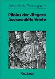 Cover of: Ausgewählte Briefe. by Pliny the Younger, Hildegard Königer