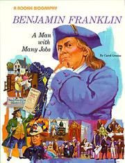 Cover of: Benjamin Franklin: A Man With Many Jobs (Rookie Biographies)