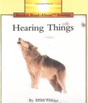 Cover of: Hearing Things (Rookie Read-About Science)