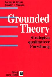 Cover of: Grounded Theory. Strategien qualitativer Forschung.