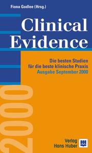 Cover of: Clinical Evidence 2000.