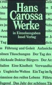 Cover of: Werke in Einzelausgaben.