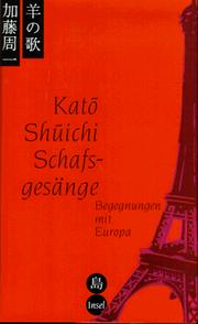 Cover of: Schafsgesänge. Begegnungen mit Europa.