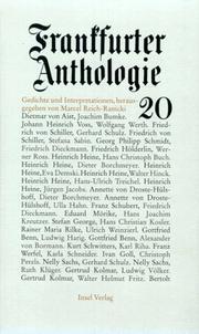 Cover of: Frankfurter Anthologie, Bd.20