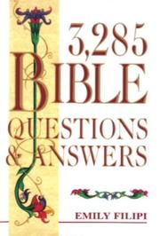 3,285 Bible questions & answers by Emily Filipi