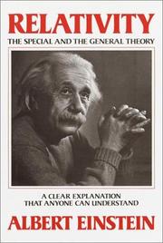 Cover of: Relativity by Albert Einstein, Albert Einstein