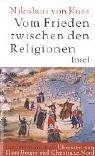 Cover of: Vom Frieden zwischen den Religionen.
