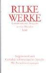Cover of: Werke. Kommentierte Ausgabe. Supplementband. Gedichte in französischer Sprache. Mit Prosaübertragungen. by Rainer Maria Rilke