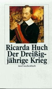 Cover of: Insel Taschenbücher, Nr.22, Der Dreißigjährige Krieg by Ricarda Huch