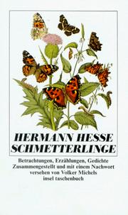 Cover of: Schmetterlinge