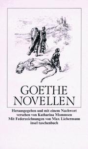Cover of: Novellen. by Johann Wolfgang von Goethe