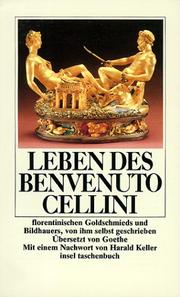 Cover of: Leben des Benvenuto Cellini.
