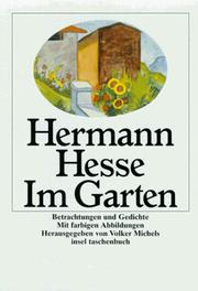Cover of: Freude am Garten. Betrachtungen und Gedichte.