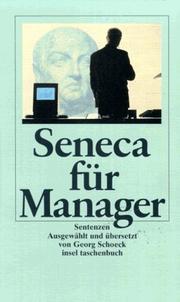 Cover of: Seneca für Manager. Sentenzen.